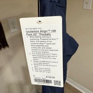 lululemon athletica Align Navy HR Pant 25"
